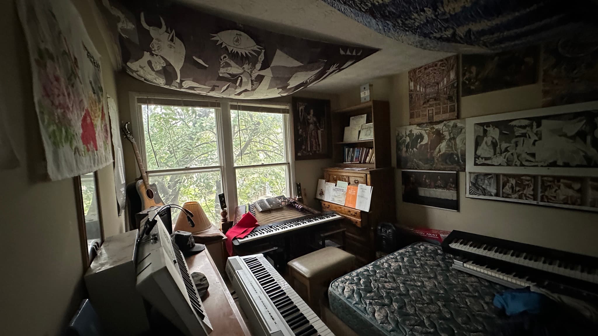 Gunners Lake Village, Germantown MD — Bedroom, cluttered with belongings