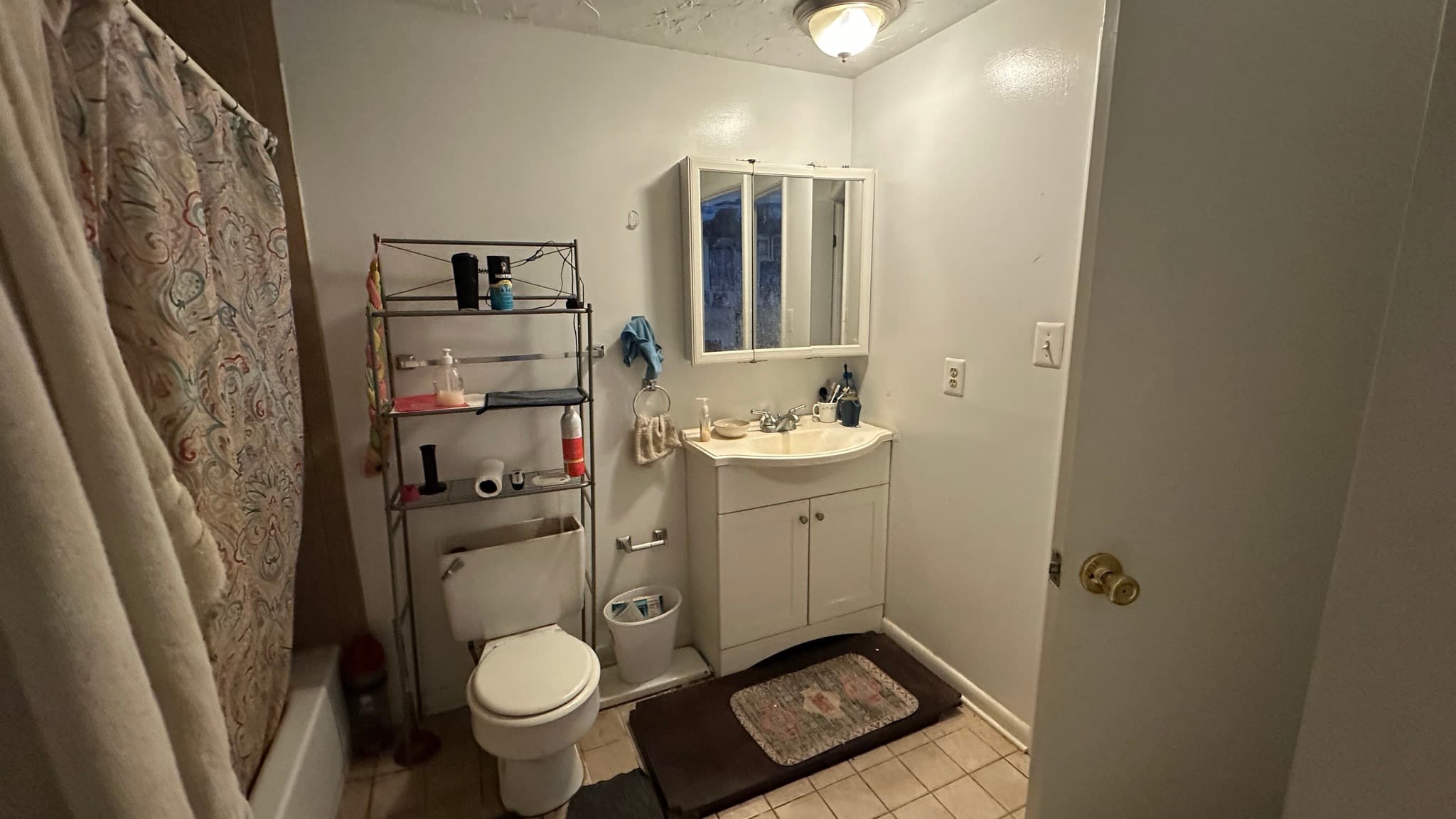 Gunners Lake Village, Germantown MD — Upstairs full bathroom — the oversized bath behind the two-bath thesis