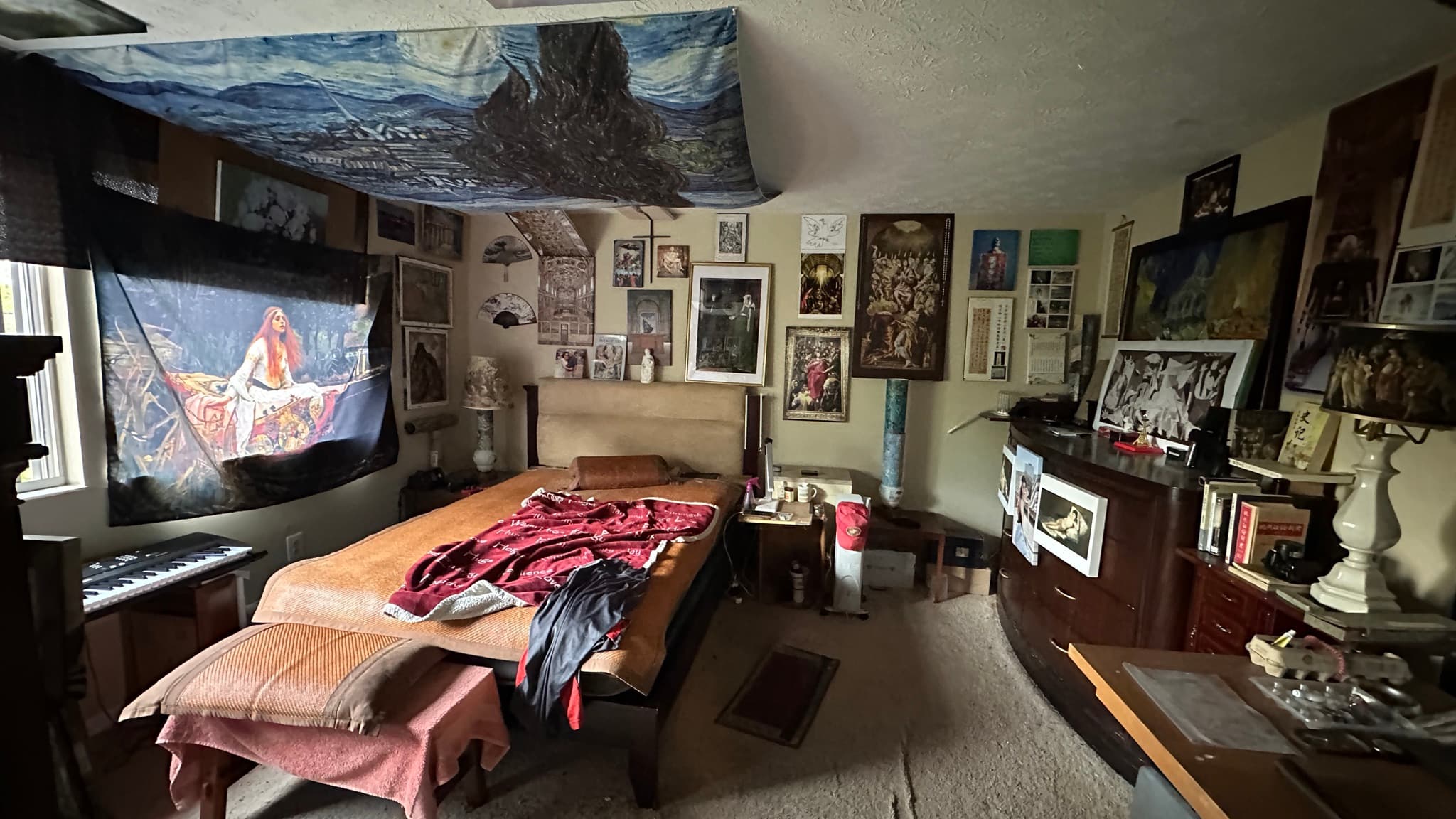 Gunners Lake Village, Germantown MD — Primary bedroom, heavily furnished