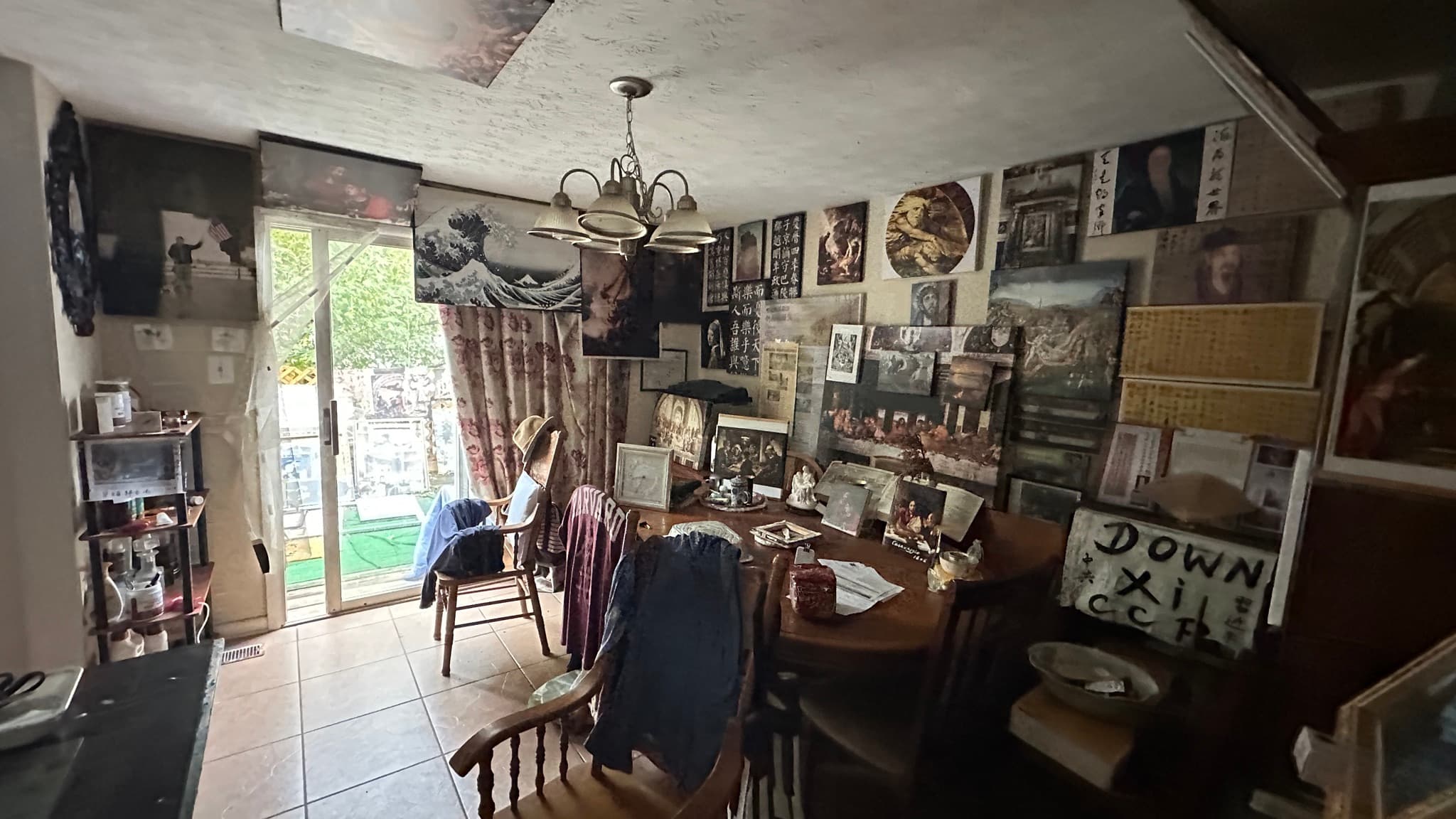 Gunners Lake Village, Germantown MD — Dining area with sliding glass door to the yard