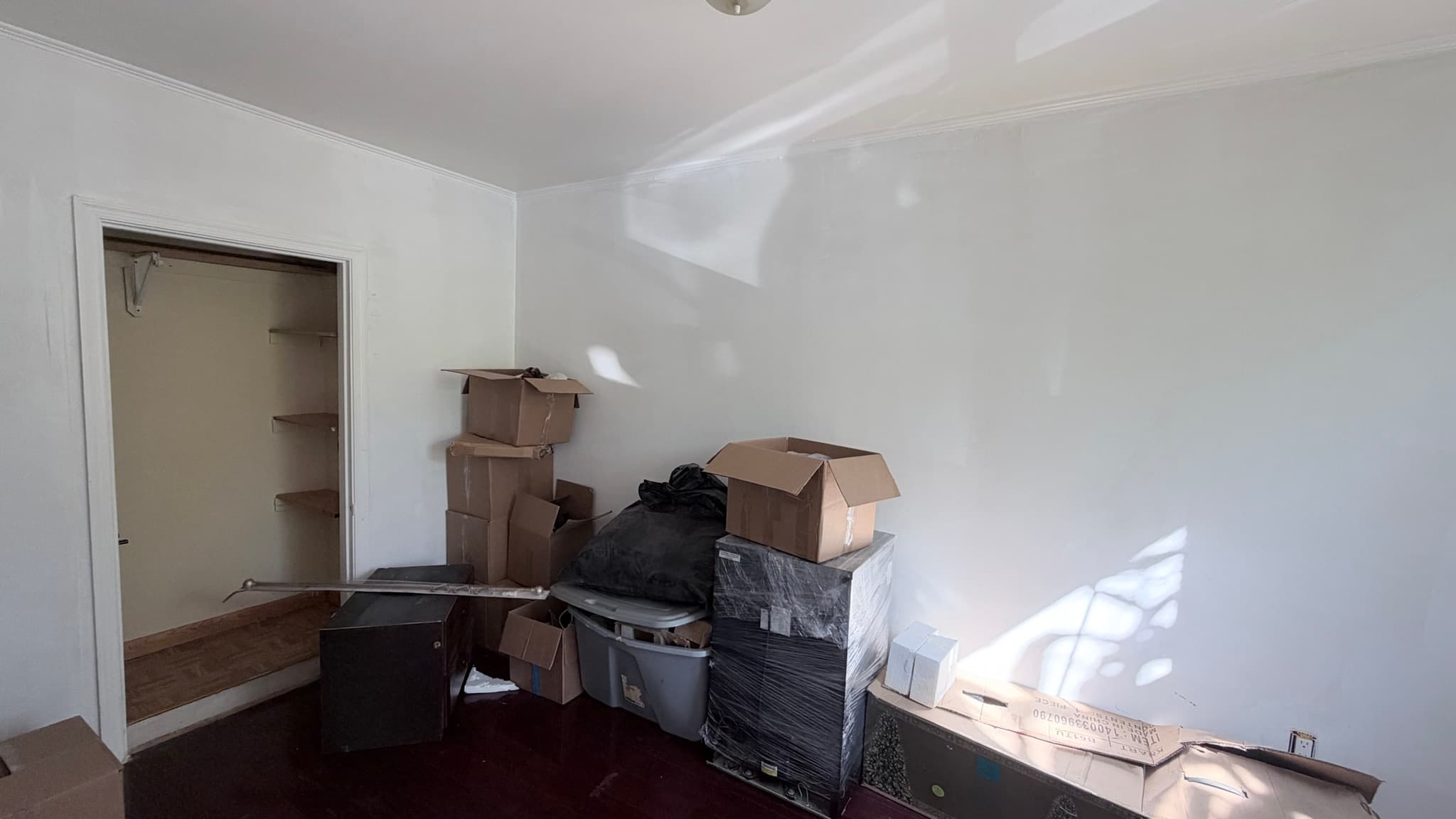 Bedroom with closet