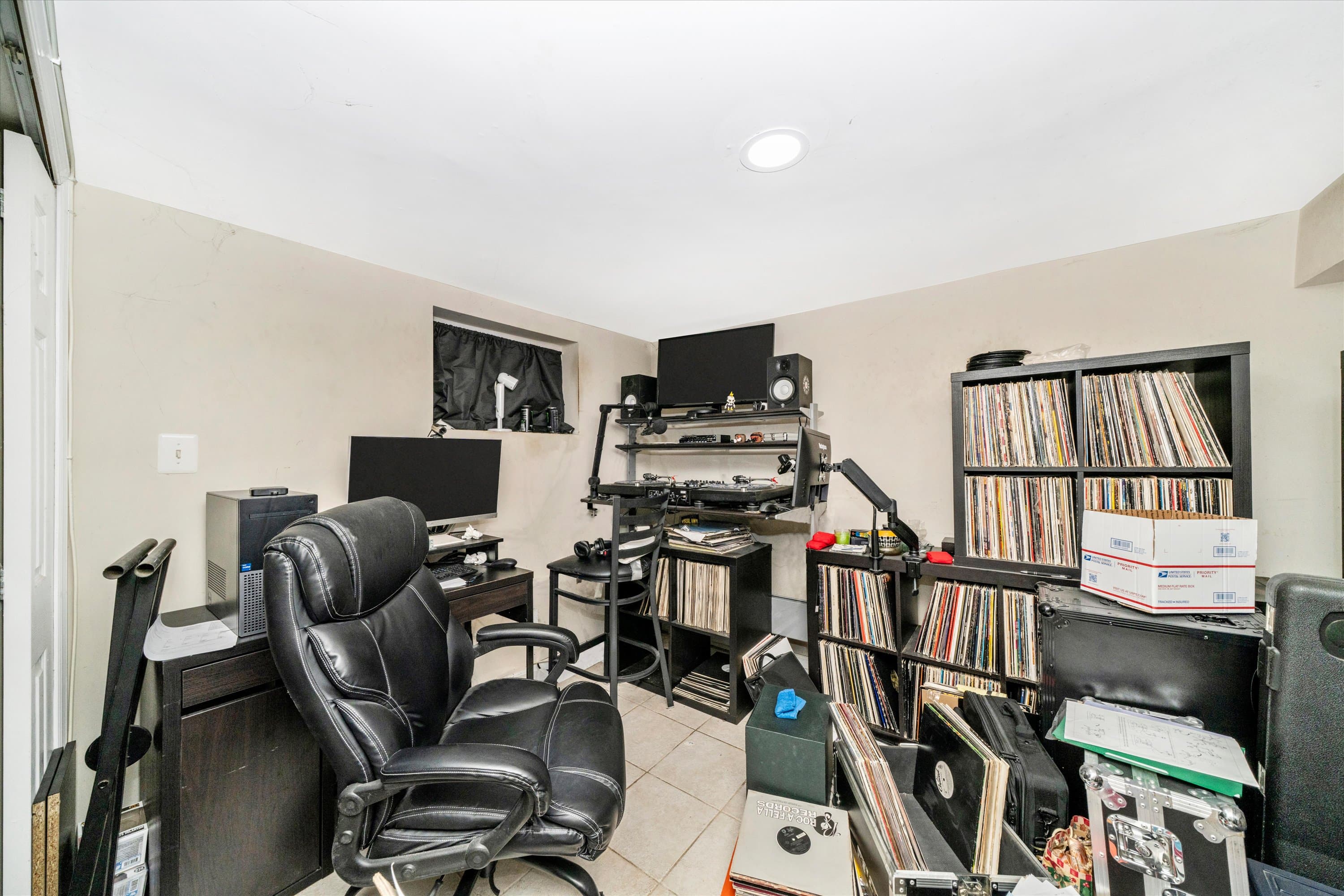 Fully finished basement with flexible recreation space at 3034 South Dakota Ave NE